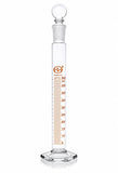 ISKO Measuring Cylinder Hexagonal Base with Glass Stopper Set of 1 Pc (50ml, Hexagonal Base)