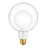 FLSNT G125 Decorative Dimmable Globe LED Edison Bulbs, 2700K Soft White, 7W(40W Equivalent), 400LM, E26 Medium Base, CRI90, Fros
