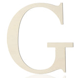 Large Wooden Letters 12 Inch Paintable Wood Letter G for Wall Decor, 1/5 Inch Thick Wooden Alphabet Letters Cutouts for DIY Craf