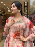 Shienzy Women'S Cotton Blend Kurta Set (Shz1499_Pink_3Xl)