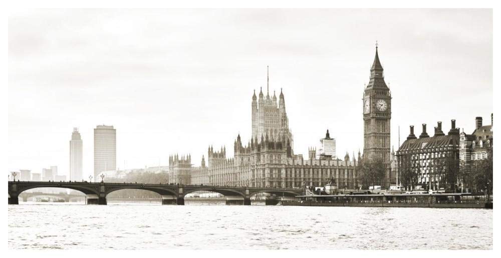 View Of The Houses Of Parliament And Westminster Bridge, London (Detail)-Paper Art-62,,X32,,