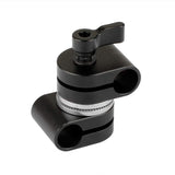 CAMVATE Adjustable 15mm Dual Rod Adapter with Rosette - 2008