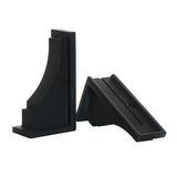 Mayne Inc Fairfield Decorative Brackets, 2pack, Plastic, Black, Standard (5856B)