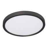 Edge 6 Round LED Flush Mount - Black