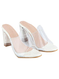 Shoetopia Women'S Slip-On Sandal-Eu39 /Uk6,White,6,B0BSC8QVKN