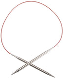 Chiaogoo 24Inch Red Lace Stainless Steel Circular Knitting Needles, 13/9Mm