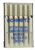SCHMETZ Embroidery Sewing Needles