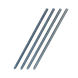 Sandbaggy Round Steel Concrete Form Stakes With Nail Holes - Rust Resistant Coating - Removable Reusable (20 3/4 In X 24 In) -Like New