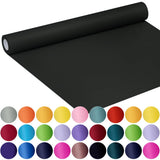SMART&CASUAL 17.8 x 760 (63) Black Kraft Craft Paper Roll for Gift Wrapping Bulletin Board Bouquet Flower Kids Art Packing Parc