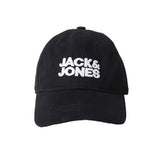 Jack & Jones Boys Cotton Junior Regular Fit Baseball Cap (12204601_Black_S)
