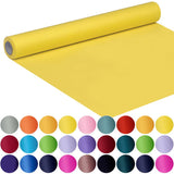 SMART&CASUAL 17.8 x 760 (63) Lemon Yellow Kraft Craft Paper Roll for Gift Wrapping Bulletin Board Bouquet Flower Kids Art Packi