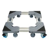 Mobile Base With 4 Locking Wheels And 8 Strong Feet 27.5  -35.4  , Heavy Duty Furniture Dolly for Washer, Refrigerator and Dry
