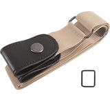 Toxen Buckle Free Comfortable Elastic Belt For Women Or Men Nvisible Elastic Belt For Jeans Pants Dresses Stretch Waist Belt (Be