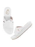 Shoetopia Women'S Girls-P-19 Flat Sandal-5 Kids Uk (Girls-P-19-White)-Eu38,White,5,B0D4VPDRX6