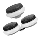 IWOWHERO 2pcs Stainless Steel Oil Double Palette Cup Portable Oil Palette Cup Lid Clip