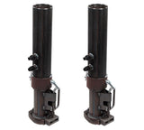 Mytee Products 2 Pack Round Gooseneck Trailer Coupler w/Load Bearing Pin Set Compatible w/ 2-5/16 Hitch Ball 30,000 Lbs WLL, Cou