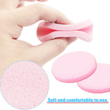 120 Pcs Facial Sponges Compressed,Face Cleansing Sponge,Makeup Removal Sponge Pads,Exfoliating Wash Round Sponge for Women,Girls