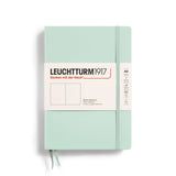LEUCHTTURM1917 - Notebook Hardcover Medium A5-251 Numbered Pages for Writing and Journaling (Mint Green, Plain)
