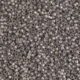 Miyuki Delica 11/0 Cylinder Seed Beads Matte Nickel Plated DB0321 5 Grams
