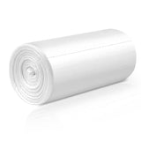 Small Trash Bags 80 Counts, Waikas Garbage Bags for Bathroom Car Mini Trash Can, Clear Plastic Bag for Bedroom Living Room, 4 Ga