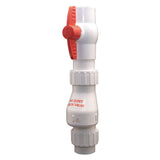 Check Valve, 2 in, Single, Inline Swing, PVC, Solvent Weld x Solvent Weld