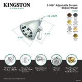 Kingston Brass K139A5 Designer Trimscape Showerscape Jet Spray Shower Head, Oil Rubbed Bronze