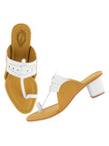 Shoetopia Women'S Kh-4433 Yellow Heeled Sandal-7 Kids Uk (Kh-4433-Yellow)-Eu40,Yellow,7,B0D8QDQ55T