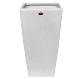 Decora Gleyz Cube Tall Pot (Stone White)(Extra Large)(Gct 35)(Without Drainage Hole) || Pots For Plants || IndoorOutdoor || Non