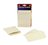 Hygloss Products Manila Library Pockets - Self Adhesive Pocket Envelopes - 4.5 X 3.5 Inches, Beige, 40 Pack