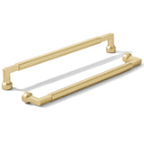 khtumeware 10-Pack 10-Inch(256mm) Brushed Gold Cabinet pulls Kitchen Cabinet Handles, Cabinet Pulls Kitchen Cabinet Hardware for