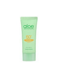 Holika Holika Aloe Waterproof Sun Cream 70ml - Mild, Soft, Moisturizing, Non-sticky, No White Cast, Aloin Free Sun Screen protec