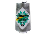 Signature Thread Signature Ctn 3000yd 100% Cotton Quilt Thread 3000 Pearl, Grey