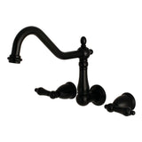 Kingston Brass Ks1020Al Heritage Roman Tub Faucet, Matte Black, 13 X 7.94 X 6.19