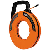 Klein Tools 50375 75Foot Fish Tape, HiFlex Polyester, Electrical Wire Pulling Solution for Flexibility and Strength