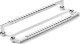 khtumeware 1-Pack Appliance Handle Pull 18-Inch(457mm) Polished Chrome Cabinet Pulls,Heavy-Duty Solid Handles for Kitchen Cabine