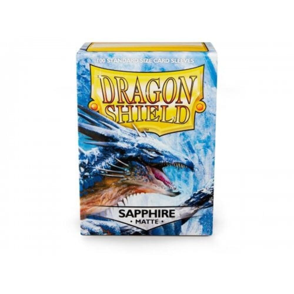 Arcane Tinman Sleeves: Dragon Shield Matte Sapphire (100), One Size