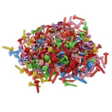 Bnf 3x100Pc Metal Round Head Brads Paper Craft Scrapbook Fastener 5.5x11mm Colored
