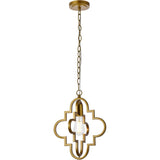 Living District Indoor Modern Home Decorative Bright Ceiling Sandara 1 Light Pendant In Brass
