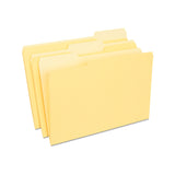 Staples File Folder, 1/3 Cut, Legal Size, Yellow, 200/Carton (ST224576-CCVS)
