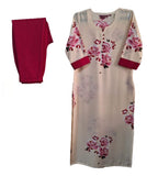 Gosriki Women'S Cotton Blend Printed Straight Kurta With Pant (Tisa Cream-Gs_L_Cream_Large),Cream,,B0C71D1KK2