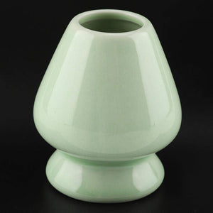 Maxmartt Chasen Stand,1Pc Matcha Whisk Stand Ceramic Holder for Bamboo Matcha Chasen for Tea Set Accessories(Green)