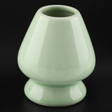 Maxmartt Chasen Stand,1Pc Matcha Whisk Stand Ceramic Holder for Bamboo Matcha Chasen for Tea Set Accessories(Green)