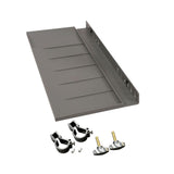 ECOMISTIQ Easel Tray Shelf Stand Removable Indoor Artists Painting Tools Storage Grey | Easels Supplies Art