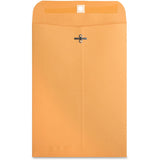 Business Source 36662 Clasp Envelopes,28 lb.,71/2Inch x101/2Inch ,100/BX,Brown Kraft