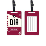 Nutcase Designer Luggage Travel Baggage Tags Set Of 2 With Name Card Inside Doha Qatar