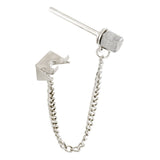 PrimeLine U 9857 15/16 In., Chrome Finish Sliding Window Lock Pin (Single Pack)