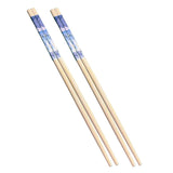 Natural bamboo wood chopsticks 50 pairs/100 count in 9 Inch by Feronia Packaging