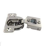 Blum 38N355C.12x4S Screw-On Cabinet Hinge, 105 Degrees, 3/4 Overlay, Self Close, Compact 38N Series, Nickel Finish (Pack of 4)