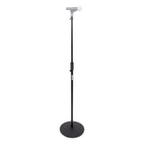 Shure by Gator Round Base Mic Stand with Standard Height-Adjustable Twist Clutch and 10 Base; (SH-RBMICSTAND10)