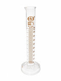 ISKO Measuring Cylinder with Round Base Set of 1(50ML, Without Stopper)